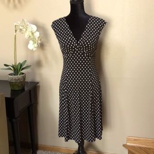 Flattering Polka Dot Dress